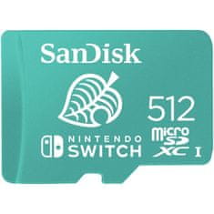 SANDISK 512GB microSDXC UHS-I spominska kartica za Nintendo Switch