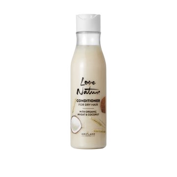 shumee Oriflame Love Nature balzam z organsko pšenico in kokosom za suhe lase 250 ml