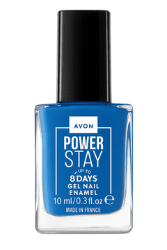 shumee AVON Powerstay gel lak za nohte, hibridni učinek Denim Dream