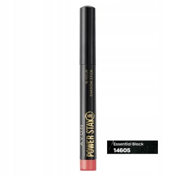 shumee AVON senčilo za oči Power Stay 16 Hours ESSENTIAL BLACK