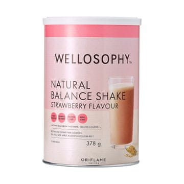 shumee Oriflame Wellosophy Natural Balance Shake - okus jagode 378 g