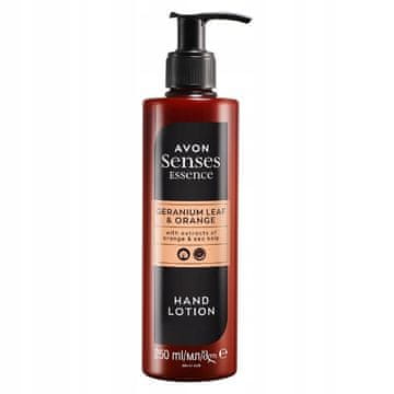 shumee AVON losjon za roke z listom geranije in pomarančo Senses Essence