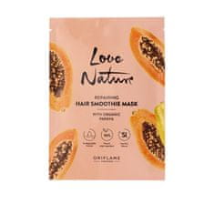 shumee Oriflame Love Nature regeneracijska maska za lase z organsko papajo 30 ml