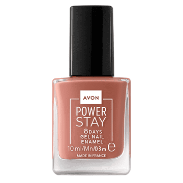shumee AVON Powerstay gel lak za nohte, hibridni učinek Couture Rose