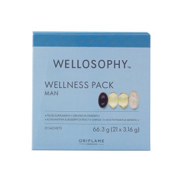 shumee Oriflame WellnessPack Wellosophy za moške 21 kosov.
