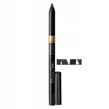 shumee AVON gel svinčnik za oči 24 ur Power Stay Black