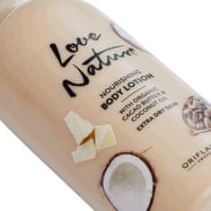 shumee Oriflame kremni losjon za telo z naravnim organskim kakavovim maslom in kokosovim oljem 750 ml