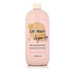 Inebrya Ice Cream Argan Age Pro-Age Shampoo 1000 ml šampon barvani lasje poškodovani lasje unisex