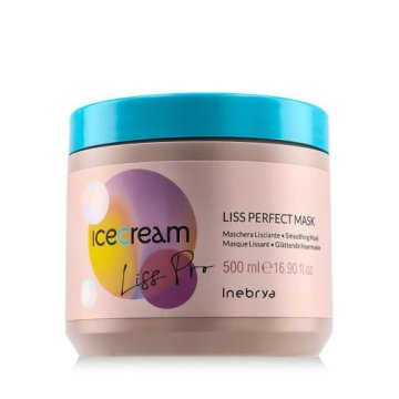 Inebrya Ice Cream Liss Pro Liss Perfect Mask maska za lase unisex