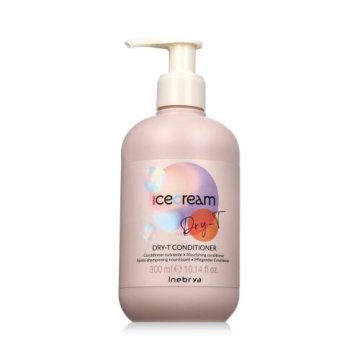 Inebrya Ice Cream Dry-T Conditioner balzam za lase neukrotljivi in poškodovani lasje suhi lasje unisex