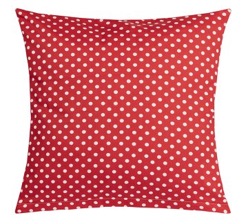 Vzglavnik iz bombažnega satena - 40x40 cm - Polka dot