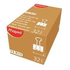 Maped Vezne sponke black - 32 mm, 12 kosov