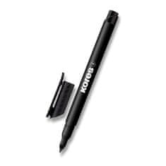 Kores Permanentni marker K-Marker tanek - črn