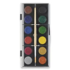 Faber-Castell Vodne barve - 12 barv, premer 30 mm