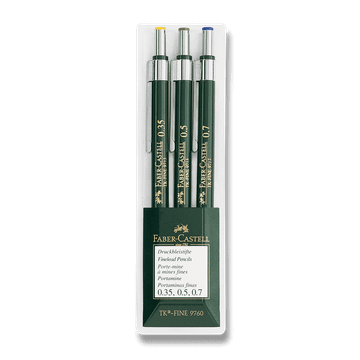Faber-Castell Mehanski svinčnik TK Fine - komplet 3 kosov