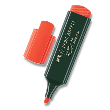 Faber-Castell Označevalnik Textliner 1548 - oranžna