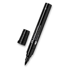 Faber-Castell Pitt umetniško pero z velikim čopičem - črno