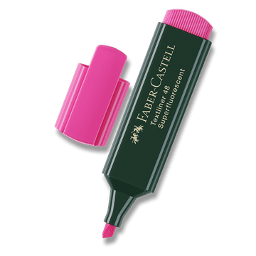 Faber-Castell Označevalnik Textliner 1548 - roza