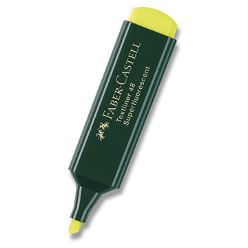Faber-Castell Označevalnik Textliner 1548 - rumen