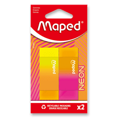 Maped Neonska guma - 2 kosa, blister