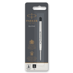Parker QuinkFlow polnilo za kroglice, B - črno, B