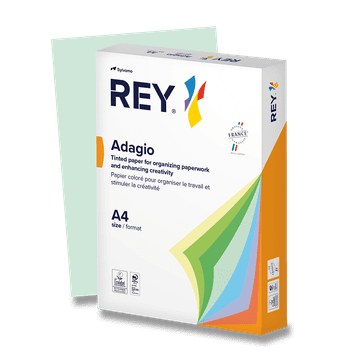 Rey Barvni papir Adagio, srednja nasičenost, 500 listov - zelen