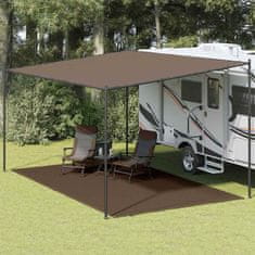 Vidaxl Preproga za šotor 300x600 cm rjava