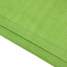 Vidaxl Preproga za šotor svetlo zelena 200x200 cm HDPE