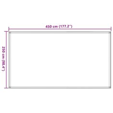 Vidaxl Preproga za šotor peščena 250x450 cm HDPE