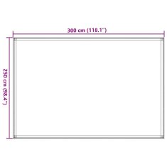 Vidaxl Preproga za šotor peščena 250x300 cm HDPE