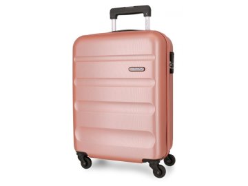 Joummabags ROLL ROAD Flex Nude, ABS Potovalni kovček, 55x38x20cm, 35L, 584916C (majhen)