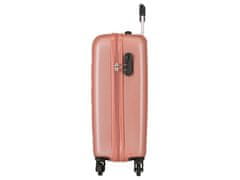 Joummabags ROLL ROAD Flex Nude, ABS Potovalni kovček, 55x38x20cm, 35L, 584916C (majhen)