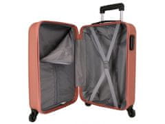 Joummabags ROLL ROAD Flex Nude, ABS Potovalni kovček, 55x38x20cm, 35L, 584916C (majhen)