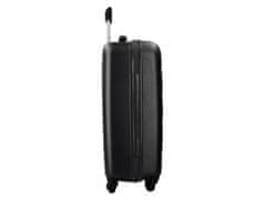 Joummabags ROLL ROAD Flex Black, ABS Potovalni kovček, 55x38x20cm, 35L, 5849160 (majhen)