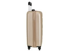 Joummabags ROLL ROAD Flex Champagne, ABS Potovalni kovček, 55x38x20cm, 35L, 5849169 (majhen)
