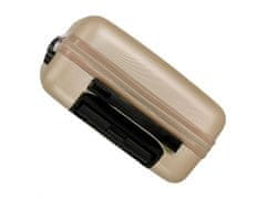 Joummabags ROLL ROAD Flex Champagne, ABS Potovalni kovček, 55x38x20cm, 35L, 5849169 (majhen)
