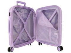 Joummabags ABS Potovalni kovček PEPE JEANS ACCENT Lila, 55x40x20cm, 37L, 7698635 (manjši iztek)