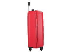 Joummabags ROLL ROAD Flex Red, ABS Potovalni kovček, 55x38x20cm, 35L, 5849164 (majhen)