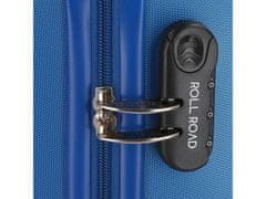 Joummabags ROLL ROAD Flex Blue, ABS Potovalni kovček, 55x38x20cm, 35L, 5849163 (majhen)