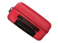 Joummabags ROLL ROAD Flex Red, ABS Potovalni kovček, 55x38x20cm, 35L, 5849164 (majhen)