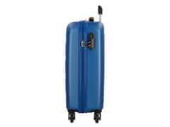 Joummabags ROLL ROAD Flex Blue, ABS Potovalni kovček, 55x38x20cm, 35L, 5849163 (majhen)