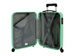 Joummabags ROLL ROAD Flex Turquesa, ABS Potovalni kovček, 55x38x20cm, 35L, 584916B (majhen)