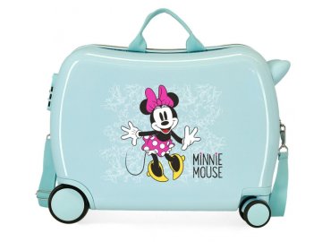 Joummabags Otroški potovalni kovček na kolesih / otroški voziček MINNIE MOUSE, 34L, 4689869