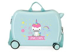 Joummabags Otroški potovalni kovček na kolesih / otroški voziček LITTLE ME UNICORN, 34L, 4749868