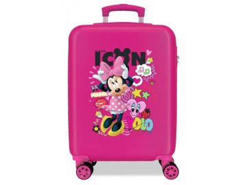 Joummabags Potovalni kovček ABS MINNIE MOUSE Icon, 55x38x20cm, 34L, 2561461
