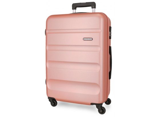 Joummabags ROLL ROAD Flex Nude, potovalni kovček iz ABS, 75x52x28cm, 91L, 584936C (velik)