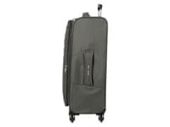 Joummabags Tekstilni potovalni kovček ROLL ROAD ROYCE Grey, 66x43x26cm, 64L, 5019222 (srednje velik)