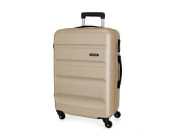 Joummabags ROLL ROAD Flex Champagne, ABS Potovalni kovček, 65x46x23cm, 56L, 5849269 (srednje velik)