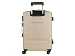 Joummabags ROLL ROAD Flex Champagne, ABS Potovalni kovček, 65x46x23cm, 56L, 5849269 (srednje velik)