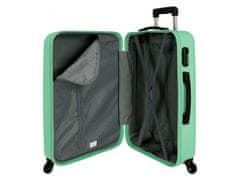 Joummabags ROLL ROAD Flex Turquesa, komplet potovalnih kovčkov ABS, 55-65-75cm, 584946B